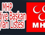 mhp 2014 yerel seçimleri belediye başkan adayları